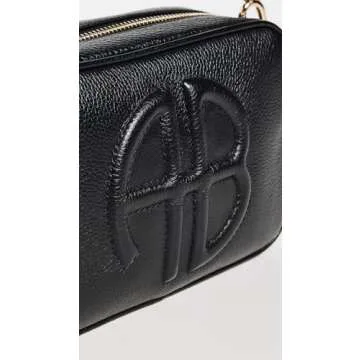 ANINE BING Women's Lili Bag, Black, One Size
