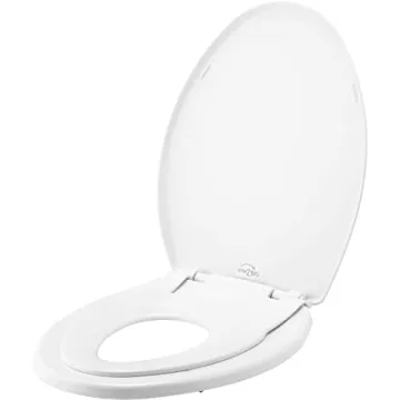 Little2Big Toilet Seat with Built-In Toddler Potty Training Seat, Slow Close, Easy to Install, ELONG...