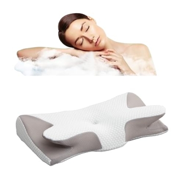 KVNTOOLS Memory Foam Pillows Side Sleeper - Neck Support Pillow for Neck & Shoulder Pain Relief -Sid...