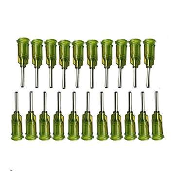 Industrial Blunt Tip Dispensing Needles with Luer Lock 14 Ga x 1/2'' - 100 PCS