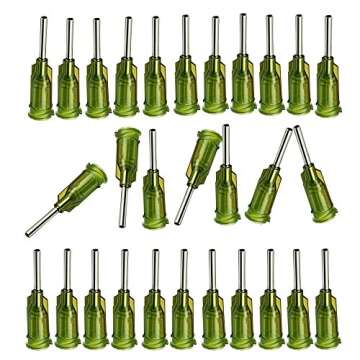 Industrial Blunt Tip Dispensing Needles with Luer Lock 14 Ga x 1/2'' - 100 PCS