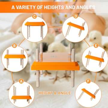 NUGRIART Brooder Heater for Chicks - Safe & Efficient