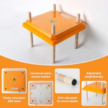 NUGRIART Brooder Heater for Chicks - Safe & Efficient