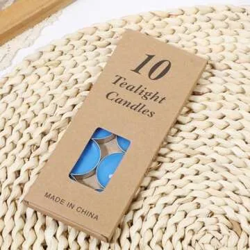 Tea Candles Wedding 10 Pack for Party and Home Decoration