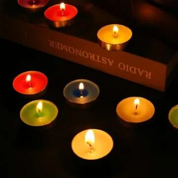 Tea Candles Wedding 10 Pack for Party and Home Decoration