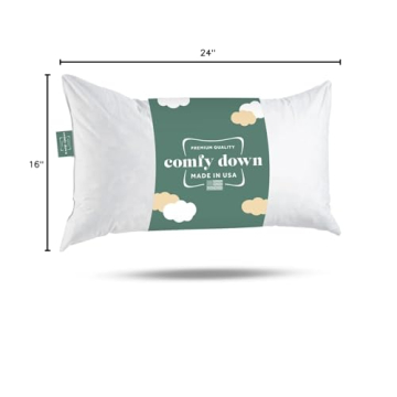 Luxury ComfyDown Pillow Insert - Fluffy & Soft