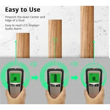 5 in 1 Stud Finder with LCD Display for DIYers and Contractors