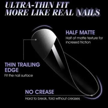 Gelike EC False Nail Tip Kit, Soft Gel Full Cover Nails Coffin Squoval for Soak Off Nail Extensions, Clear Gelly Tips Pre-buff PMMA False Press on Nail Tips, 12 Sizes, SHORT COFFIN SQUOVAL 240PCS