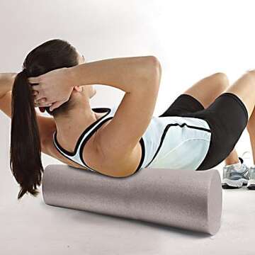 Gaiam Restore 05-58272 18-Inch Muscle Therapy Foam Roller w/ DVD