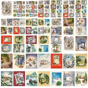 Decoupage Paper Pack 35 Sheets Christmas Scenery for Crafts