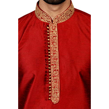 Tathastu Mens Kurta Pyjama Set Elegant Festive Wear