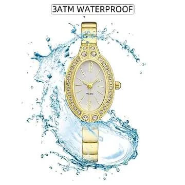 TWOPTION Waterproof Women's Analog Watch - Dainty & Stylish Gift