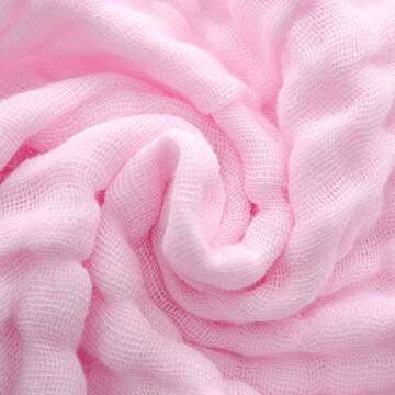 MUKIN Baby Washcloths - Natural Cotton Baby Wipes - Soft Newborn Baby Face Towel for Sensitive Skin- Baby Registry as Shower, 10 Pack 12x12 inches