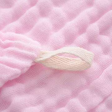 MUKIN Baby Washcloths - Natural Cotton Baby Wipes - Soft Newborn Baby Face Towel for Sensitive Skin- Baby Registry as Shower, 10 Pack 12x12 inches