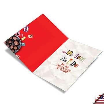 NobleWorks - Large Valentines Day Card Funny (8.5 x 11 Inch) - Vday Humor, Big Greeting Notecard for...