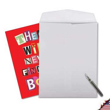 NobleWorks - Large Valentines Day Card Funny (8.5 x 11 Inch) - Vday Humor, Big Greeting Notecard for Valentine - Never Find Your Body J2151VDG