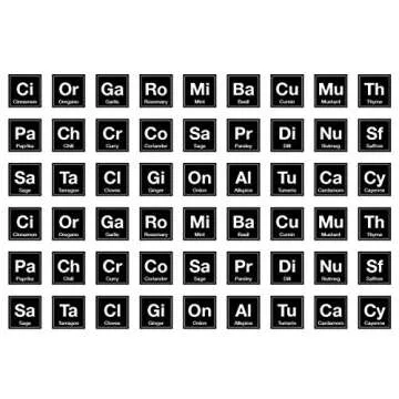 Spice Rack Chemistry Set by Wild Eye Designs - Set of 14