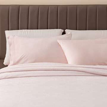 Luxurious Velvet Plush Full Micro Fleece Sheet Set by Great Bay Home