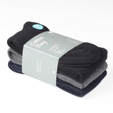 Knee High Cotton Day Women's Soft Socks in Classic Colors