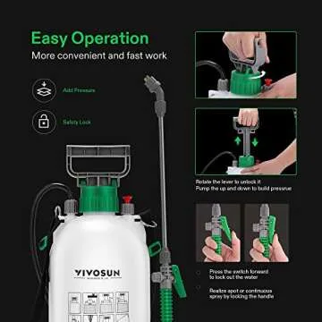 VIVOSUN 1 Gallon Pump Sprayer - Perfect for Every Task