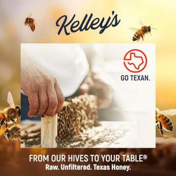 Kelley's Local Texas Raw & Unfiltered Honey 32 Ounce