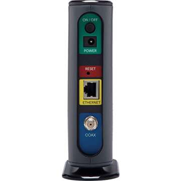 MOTOROLA 16x4 Cable Modem, Model MB7420, 686 Mbps DOCSIS 3.0, Certified by Comcast XFINITY, Charter Spectrum, Time Warner Cable, Cox, BrightHouse, and More