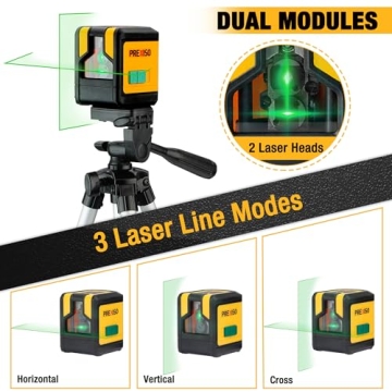 Buy PREXISO Laser Level with Tripod and 100Ft Range