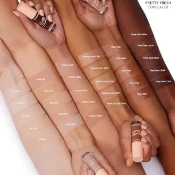 ColourPop Pretty Fresh Creamy Concealer - Full Coverage Concealer with a Natural Finish - Formulated with Hyaluronic Acid & Coconut Water for Instant Hydration - Light - 60N (0.3 oz)