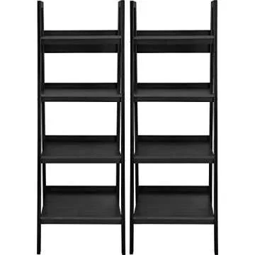Ameriwood Home Lawrence Ladder Bookcase - Modern Design