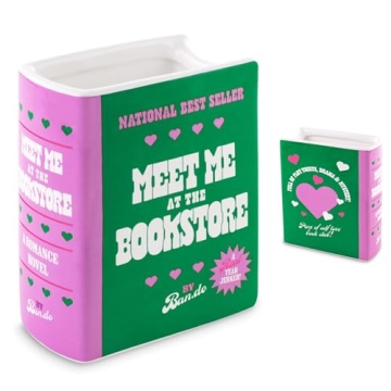 ban.do Colorful Book Shaped Vase for Home Decor