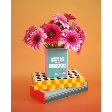 ban.do Colorful Book Shaped Vase for Home Decor