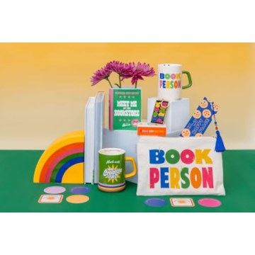 ban.do Colorful Book Shaped Vase for Home Decor