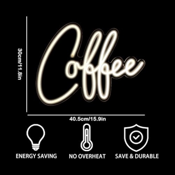 Vibrant LED Coffee Bar Neon Sign for Stylish Decor
