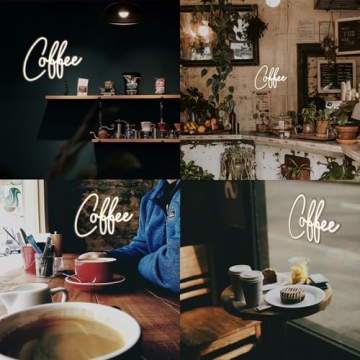 Vibrant LED Coffee Bar Neon Sign for Stylish Decor