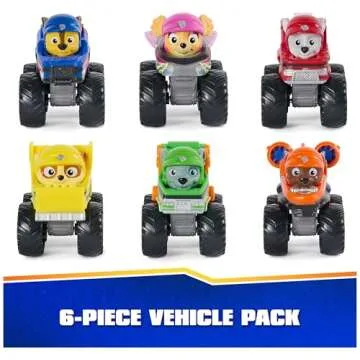 Paw Patrol: Rescue Wheels, 6-Piece Pup Squad Racers, Toy Cars Gift Set, Kids Toys for Boys & Girls Ages 3 and Up