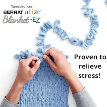 Shop Bernat Alize Blanket-EZ Yarn in Denim Blues