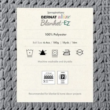 Shop Bernat Alize Blanket-EZ Yarn in Denim Blues