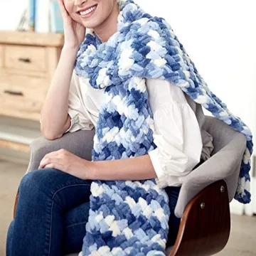 Shop Bernat Alize Blanket-EZ Yarn in Denim Blues