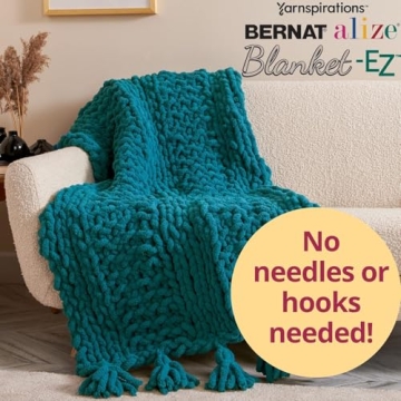 Shop Bernat Alize Blanket-EZ Yarn in Denim Blues