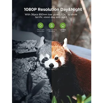 CEYOMUR 30MP 1080P Trail Camera Night Vision Waterproof