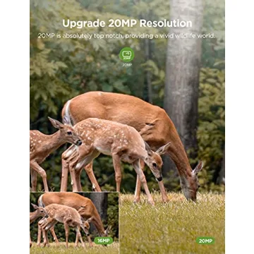 CEYOMUR 30MP 1080P Trail Camera Night Vision Waterproof