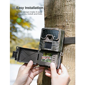 CEYOMUR 30MP 1080P Trail Camera Night Vision Waterproof