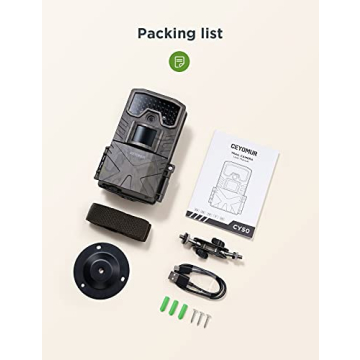 CEYOMUR 30MP 1080P Trail Camera Night Vision Waterproof