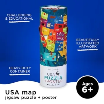 Crocodile Creek USA 200-Piece Puzzle for All Ages
