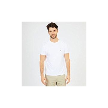 Nautica Men's Crew Neck T-Shirt in Bright White