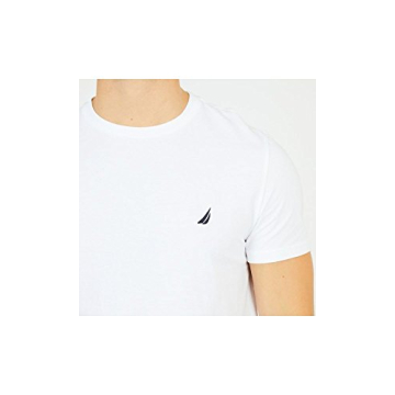 Nautica Men's Crew Neck T-Shirt in Bright White