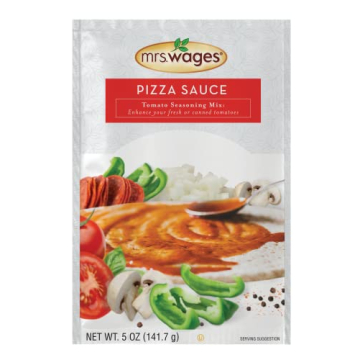 Mrs. Wages Pizza Sauce Canning Mix - Easy, Delicious, 5 oz (Pack of 6)
