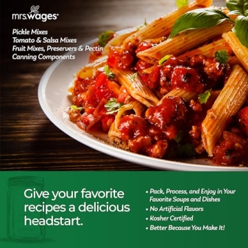 Mrs. Wages Pizza Sauce Canning Mix Value Pack of 6