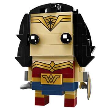 LEGO Brickheadz 41599 "Wonder Woman Construction Toy, Multi-Colour
