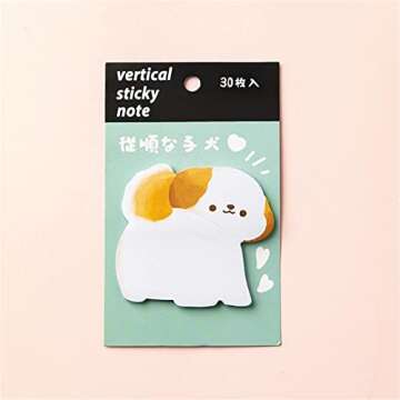 Super Cute Sticky Notes, Self-Stick Note Pads, Kawaii Colorful Sticky Notes, Easy to Post for Studying Home Office School, 4 Styles/360 Sheets (Animal Shapes)